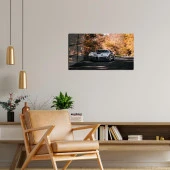 Veraart Araba Temalı Pleksi Cam Tablo Bugatti - 3