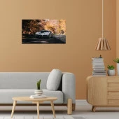 Veraart Araba Temalı Pleksi Cam Tablo Bugatti - 4