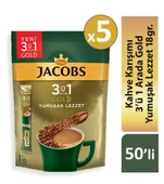 Jacobs 3ü1 Arada Gold Kahve Karışımı Yumuşak Lezzet 50 Adet - 1