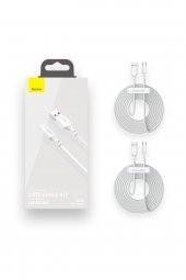 Baseus 40W 2 Adet 1.5 Metre USB To Type C Şarj ve Data Kablosu, Ultra Hızlı Kırılmaz Kopmaz Kablo - 5