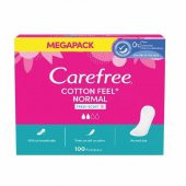 Carefree Cotton Feel Normal Parfümlü Günlük Ped 100'lü - 1