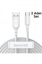 Baseus Ultra Hızlı 2 Adet Set 1.5MT Type-C Şarj Kablosu 480MB Veri Aktarım Hızlı - 2