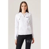 Ellesse Kadın Fermuarlı Sweatshirt F025-WT Beyaz - 1