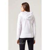 Ellesse Kadın Fermuarlı Sweatshirt F025-WT Beyaz - 3