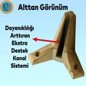 Mobilya Yatak Kanepe Sehpa Baza TV Ünitesi Koltuk Ayağı Açık Ceviz 12 cm Ayak - 4