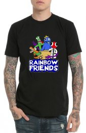 HİDZ Rainbow Friends Tişört (TİP 3) - Siyah - 1