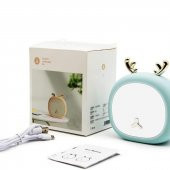 Geyik Tasarımlı USB Şarj Edilebilir 3 Farklı Işık Veren LED Gece Lambası - 4