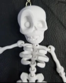 Iskelet Anahtarlık Sevimli Beyaz İskelet thumbnail 2