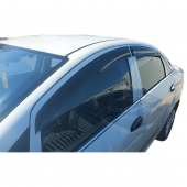 Fiat Linea 2007-2015 Uyumlu Mugen Cam Rüzgarlığı Seti Piano Black 4lü İthal - 2