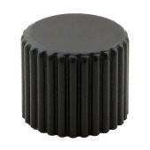 Dolap Mobilya Çekmece Kulpu Kulbu Plastik Mat Siyah Tek Vidalı Kulp - 6