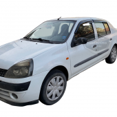 Renault Clio 2 Symbol Hb&Sedan 1998-2008 Uyumlu Mugen Cam Rüzgarlığı Seti Piano Black 4lü İthal - 4