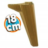 Mobilya Yatak Kanepe Sehpa TV Ünitesi Baza Koltuk Ayağı Açık Ceviz Renk 18 cm Ayak - 1