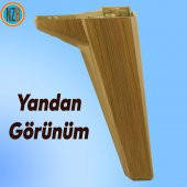 Mobilya Yatak Kanepe Sehpa TV Ünitesi Baza Koltuk Ayağı Açık Ceviz Renk 18 cm Ayak - 7