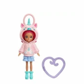 HKV98 Polly Pocket Kapüşonlu Bebekler -1 adet stokta olan gönderilir - 1