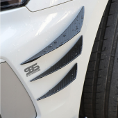 Her Araca Uyumlu Ithal Piano Black 6lı Kanatlı Tampon Bıçağı - 3