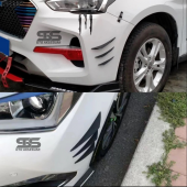 Her Araca Uyumlu Ithal Piano Black 6lı Kanatlı Tampon Bıçağı - 6