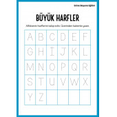 Okul Öncesi Alfabe Çalışmaları Kitabı - 3