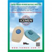Icemen Topuk Dikeni İçin Silikon Destekli Topuk Pedi - 5