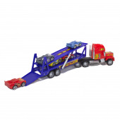 Oyuncak Taşıyıcı Tır 48 Cm 2 Katlı 5 Adet Mini Araba - 4