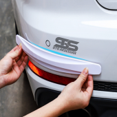 Tampon Koruyucu Beyaz Karbon Bant Seti 2li Her Araca Uyumludur - 1