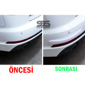 Tampon Koruyucu Beyaz Karbon Bant Seti 2li Her Araca Uyumludur - 2