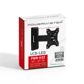 Powermaster 10-27 İnç Tek Kollu Kilitli Hareketli TV Duvar Askı Aparatı Lcd Led Tv Monitör 25-68 Ekran Arası Uyumlu - 3