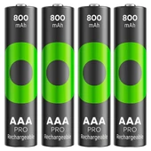 Ayt GP Pro AAA İnce 800 mAh 4’lü Şarjlı Pil - 5