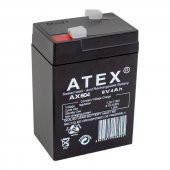 Atex 6 Volt 4 Ah Işıldak Aküsü 70X48x101 Mm Ax-604 - 1