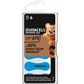 Duracell 675 No Kulaklık Pili 6'lı Paket - 1
