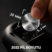 Duracell CR2032 Lityum Pil 5'li Paket - 7