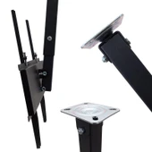 Ayt Powermaster 32-50 İnç 81-127 Ekran Ayarlanabilir 360 Derece Dönen Geniş Lcd Led Tv Askı Aparatı Hareketli Tavan Tip - 6