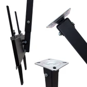 Ayt Powermaster 32-50 İnç 81-127 Ekran Ayarlanabilir 360 Derece Dönen Geniş Lcd Led Tv Askı Aparatı Hareketli Tavan Tip - 2