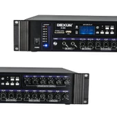 DEXUN D-300 250W 6 ZONE İKİ MİK GRŞ USB-BT 4/16-70-100V HAT TRAFOLU ANFİ - 2