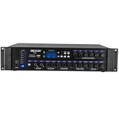 DEXUN D-300 250W 6 ZONE İKİ MİK GRŞ USB-BT 4/16-70-100V HAT TRAFOLU ANFİ - 1
