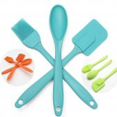 1 Slikon Spatula +1 Adet Slilkon Yumurta Fırçası + 1 Adet kaşık 3lü Mutfak Set - 2