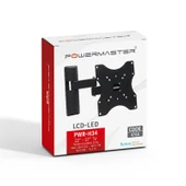 Ayt Powermaster 22-37 İnç 55-93 Ekran Uyumlu Çift Kollu Kilitli Hareketli Lcd Led Tv Monitör Duvar Askı Aparatı - 4