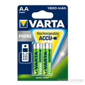 Varta T399 1.2V 1600 mAh Şarjlı AA Kalem Pil 2'li Paket - 1