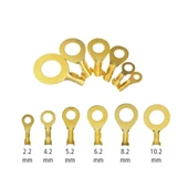 Ayt Sarı Kablo Pabuç TKS-2.5 4.8 mm Dişi Terminal 500 lü Paket Kablo Papucu - 1