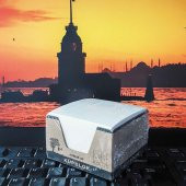 Küp Bloknot KRAFT Kutulu Hafif Kağıt 8x8 cm - 2