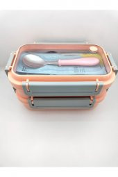 Vagon Life Lunchbox Paslanmaz Çelik 1200ml Turuncu - 1