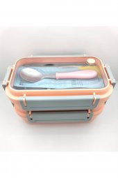Vagon Life Lunchbox Paslanmaz Çelik 1200ml Turuncu - 3