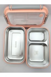 Vagon Life Lunchbox Paslanmaz Çelik 1200ml Turuncu - 5