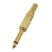 6.3 MM MONO GOLD SARI GİTAR JACK (ZE-1042) - 1