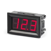 0.56 İnch Dc 0-30V Digital Kırmızı Voltmetre 3 Telli Panel Tip thumbnail 2