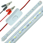 Powermaster 12 Volt 5 Watt T8 Led Akü Maşalı 30 Cm Seyyar Aydınlatma Tamirci Lambası thumbnail 4