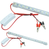 Powermaster 12 Volt 5 Watt T8 Led Akü Maşalı 30 Cm Seyyar Aydınlatma Tamirci Lambası thumbnail 6