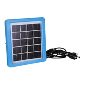 Powermaster 6 Volt 0.3 A 1.5 Watt Solar Güneş Enerjisi Paneli Kamp İçin Çoklu Şarj Aleti Cihazı - 1