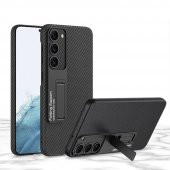 Samsung Galaxy S23 Plus Kılıf Kıpta Standlı Kapak - 7