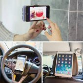 Sticker Çok Fonksiyonlu Telefon Tutucu Oto Araç Yapışkan Vantuzlu - 3