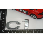 Citroen C1 2012-2014 Bagaj Krom ABS 3M 3D Yazı Logo Amblem - 4
